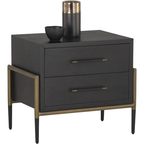 Weldrick 25.25 X 22.25 inch Espresso Night Stand